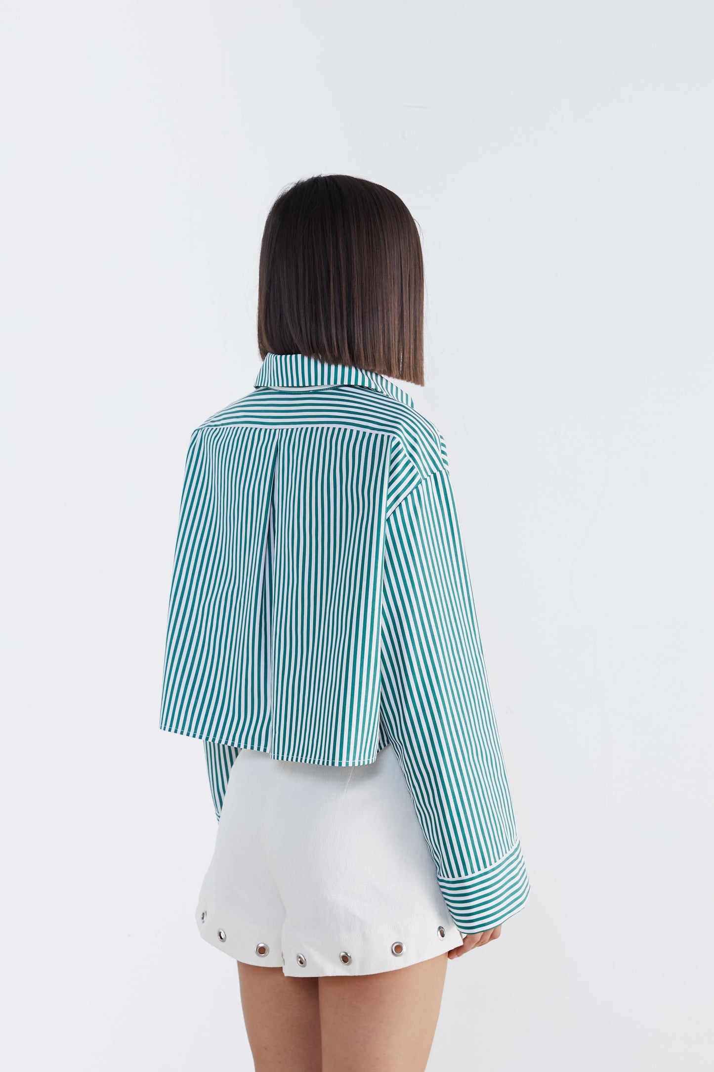 Pantaloni Scurți Albi – Snap Edge