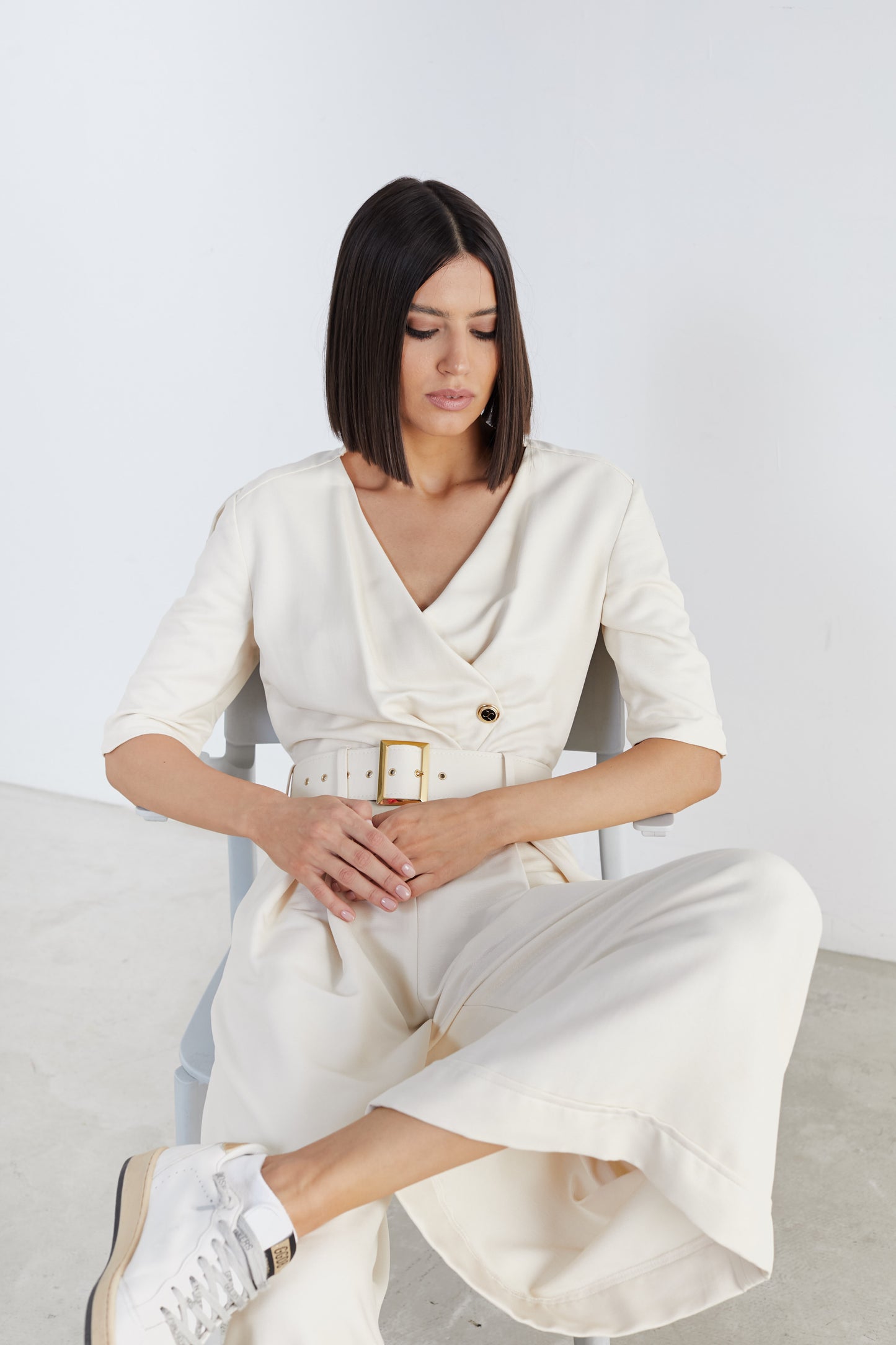 Salopetă Captivating Elegance cu Cordon