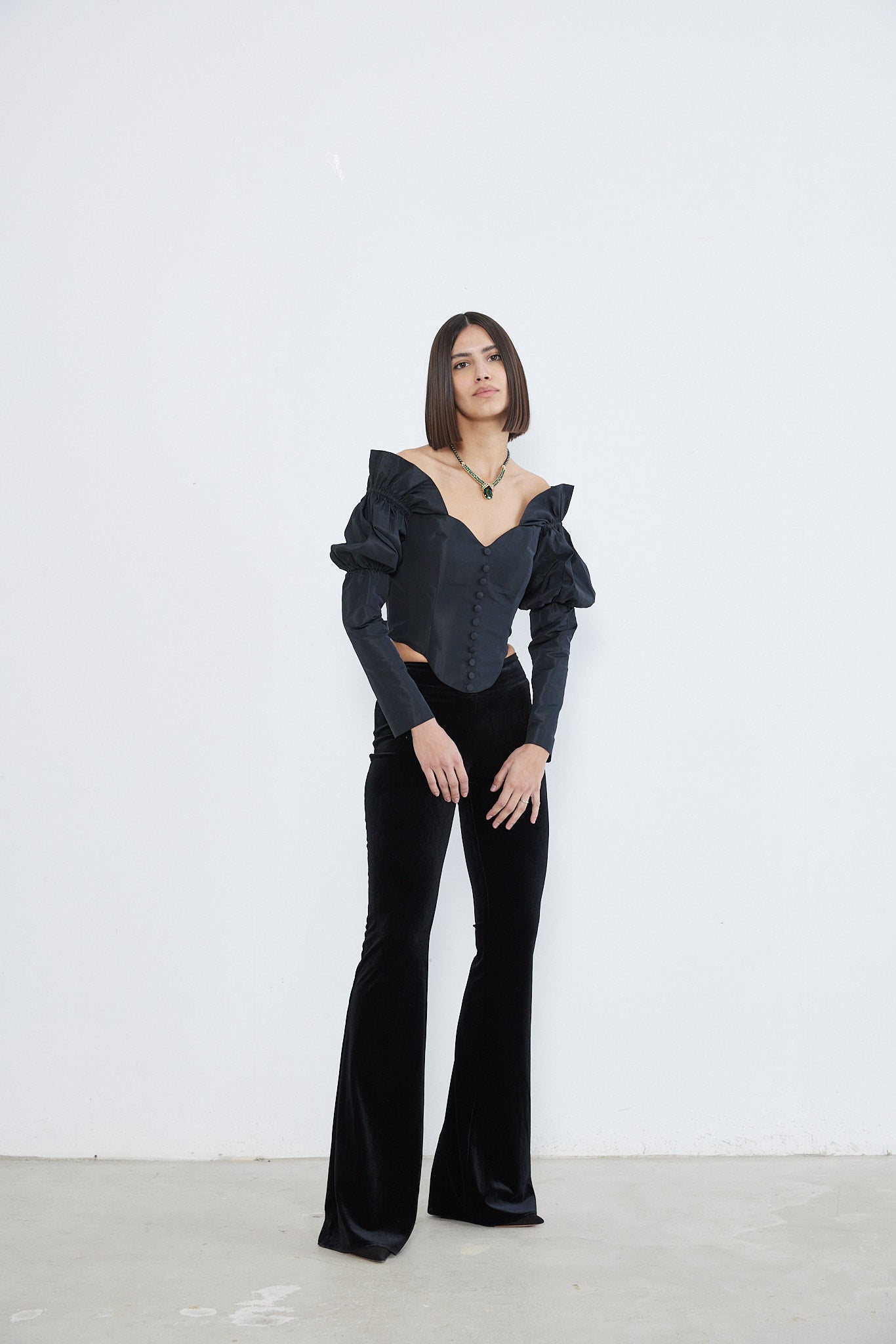 Antoinette - Timeless Allure Black Corset