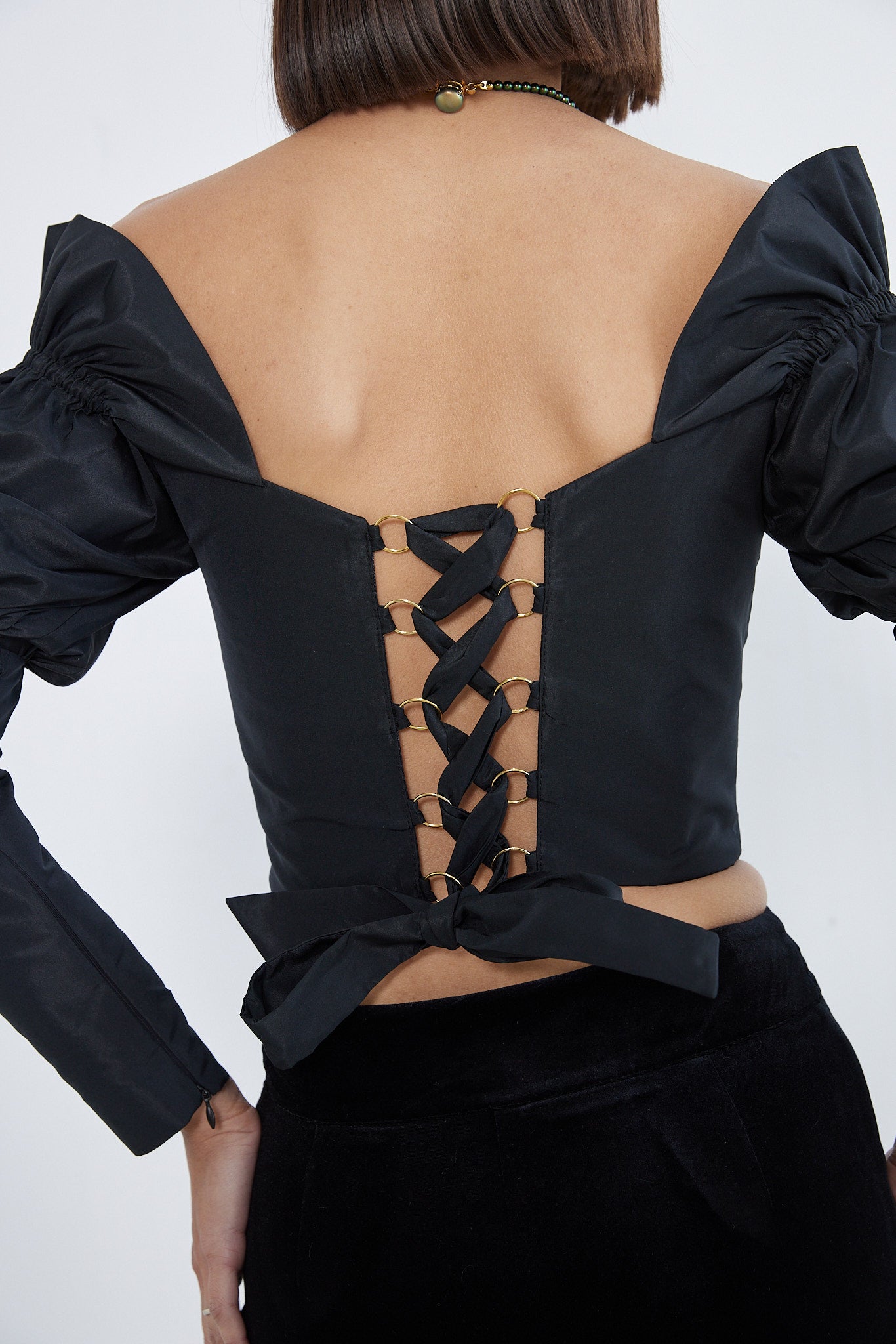 Antoinette - Timeless Allure Black Corset