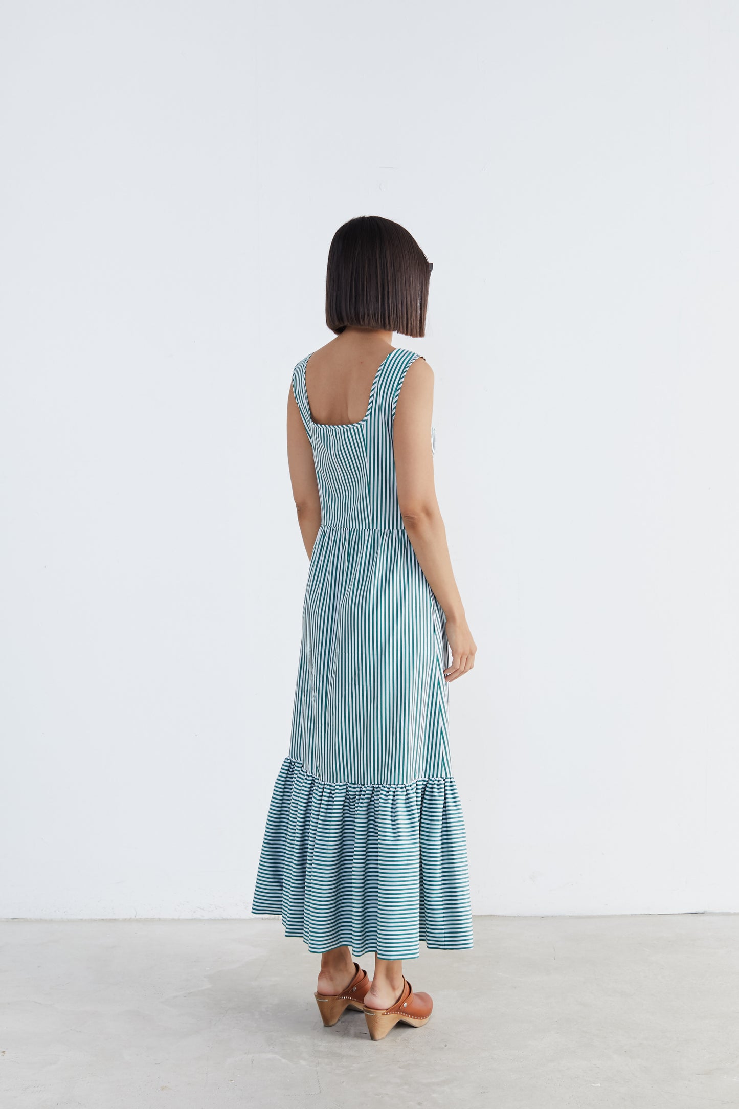 Breezy Striped Cotton Dress